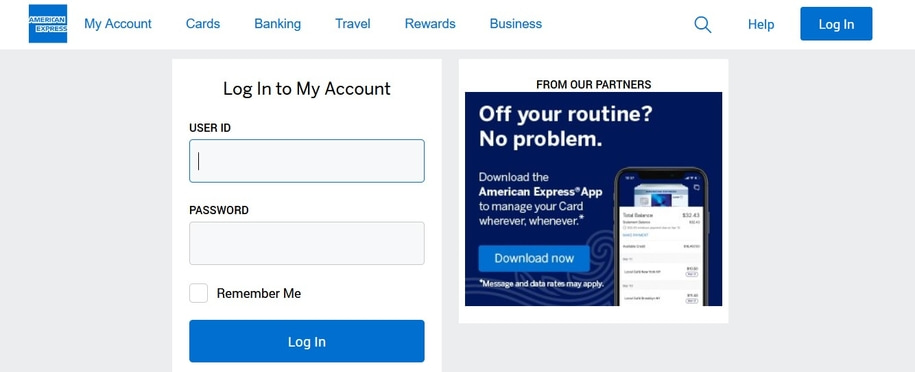 Amex Payment Account