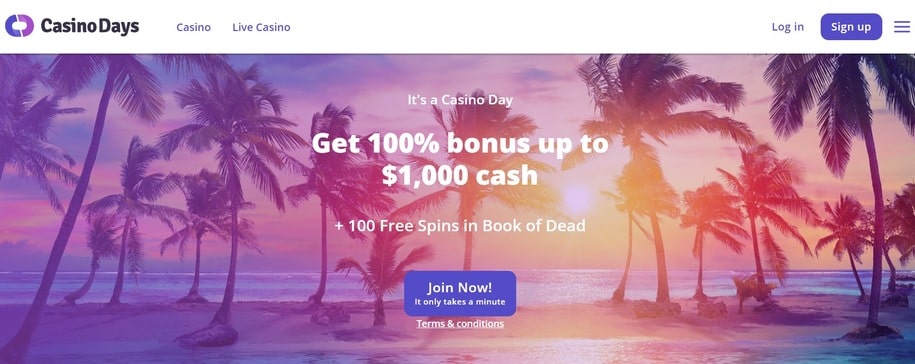 Casino Days Bonus