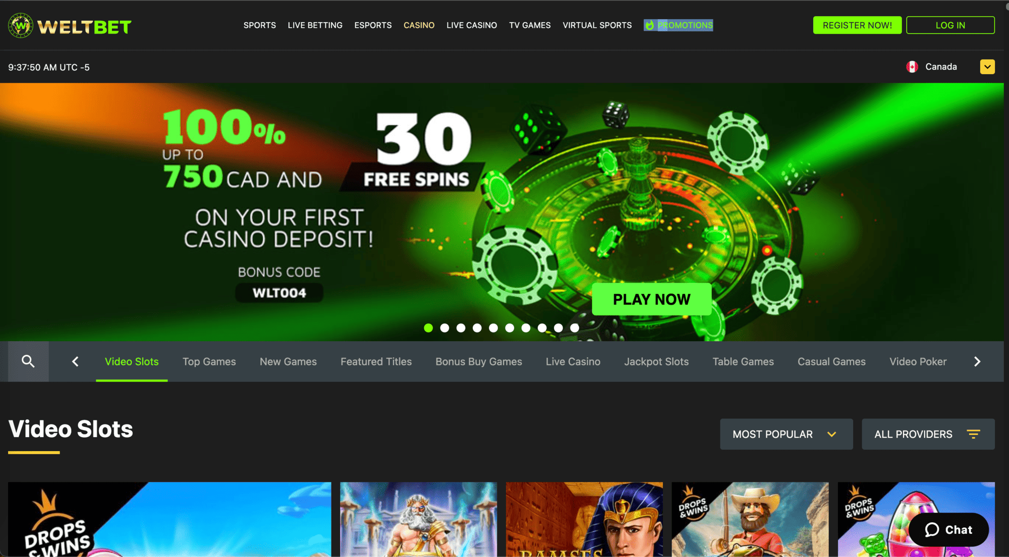 Main page Weltbet Casino
